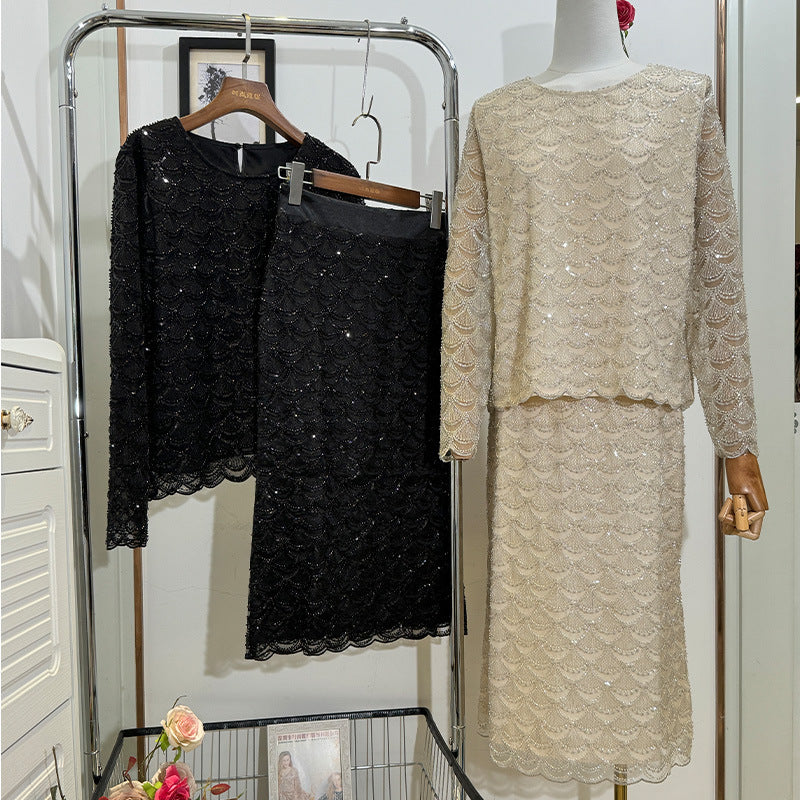 Fashion French Style Classic Mermaid Loose Long Sleeve Lace Shirt, Chiffon Shirt