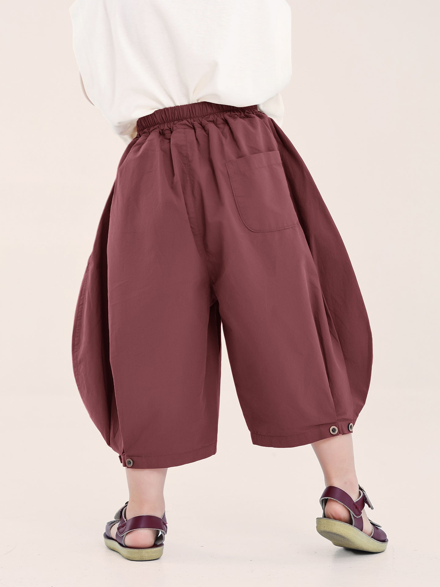 Children's Cropped Trousers Summer Korean Casual Cotton Children's Pants