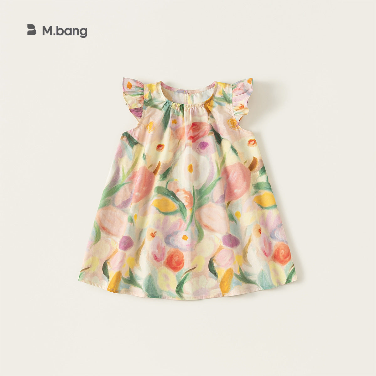 Summer Collection Floral A- Line Skirt Sweet Cotton Children's Dress