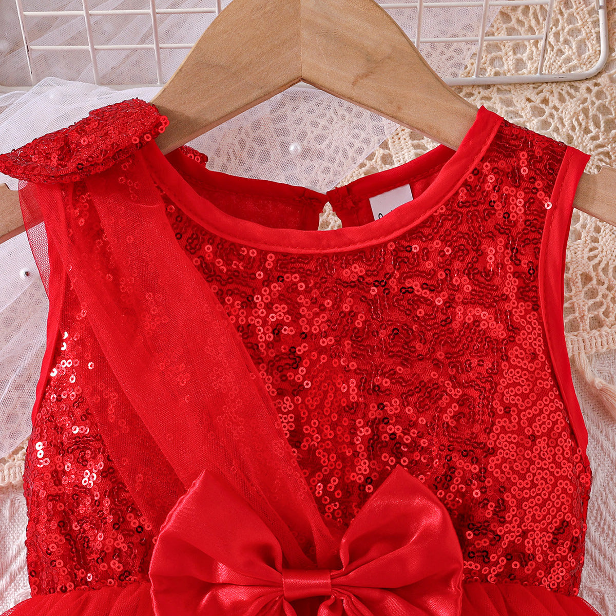 Comfortable Elegant Stylish Fashion Formal Christmas Children's Dress
