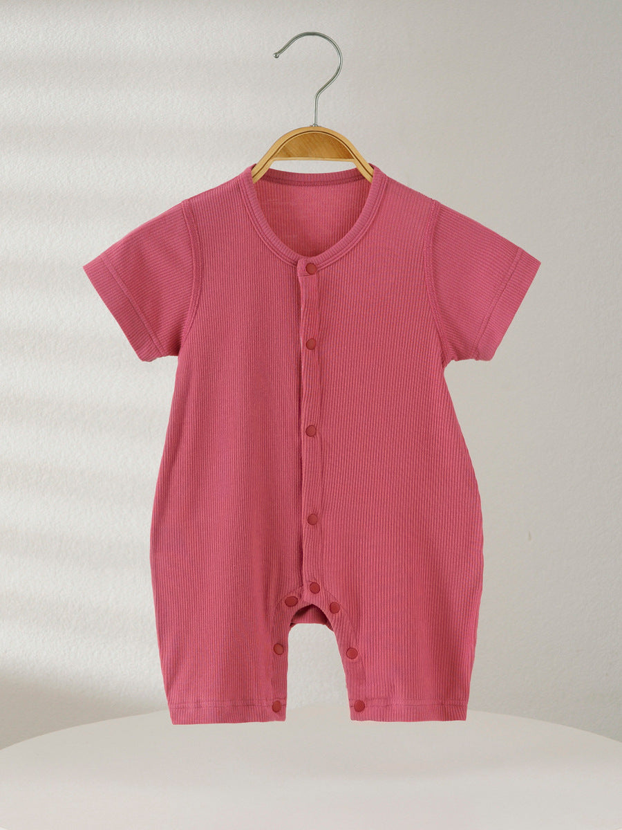 Comer Summer Modal Jumpsuit Thin Short-sleeved Romper Boy Jumpsuit, Climbing Suit