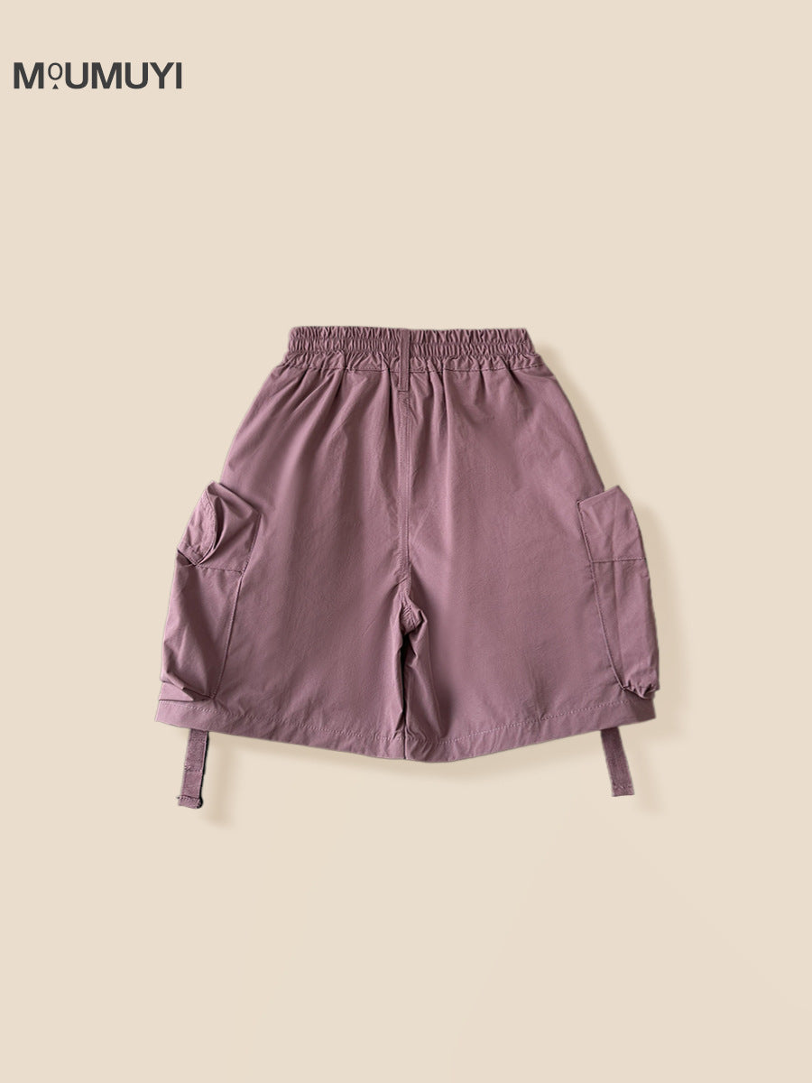 Children's Korean Shorts Summer Cool Handsome Overalls Children's Pants