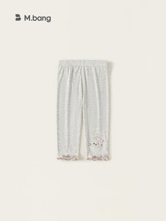 Children's Woven Clothing Trousers Summer Thin Wooden Children's Pants