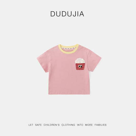 Short-sleeved Collection Summer Top Clothes Fashion Children's T-shirt