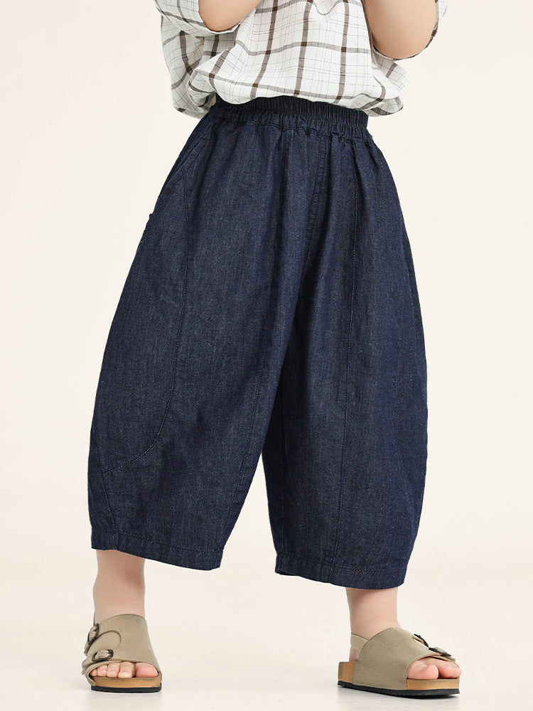 Children's Clothing Jeans Summer Thin Bloomers Casual Harem Children's Pants