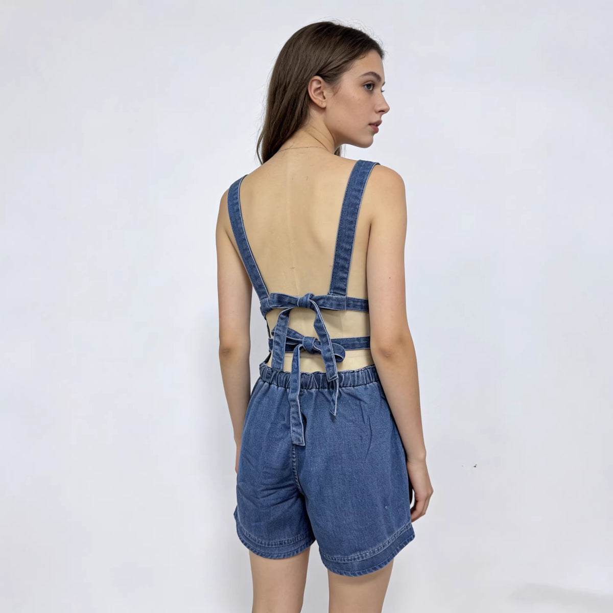 Women's Simple Matching Hot Back Strap Comfortable Jeans