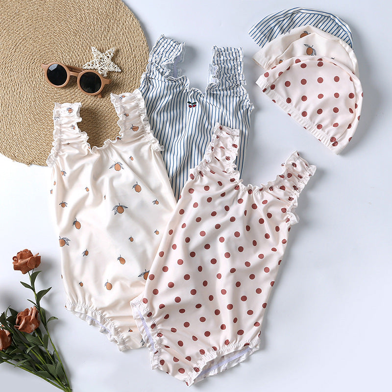 Children's One-piece Swimsuit Sun Protection Cute One Children's Suit
