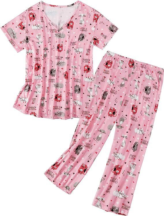 Women's Popular Home Wear Printed Pajamas Pajama Comfortable Fashion Casual Suit