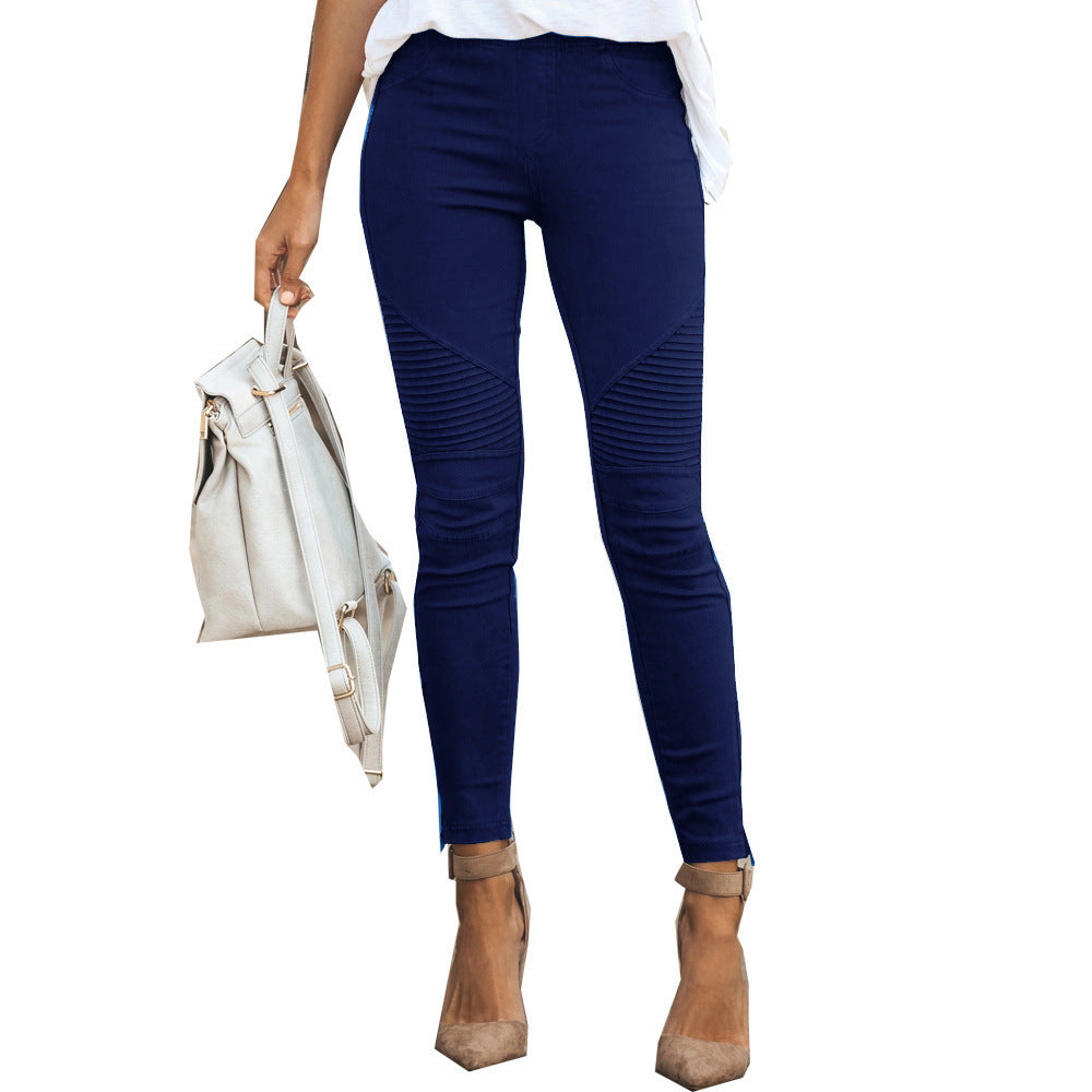 Skinny Pencil Female Lady Fashion Slim Tight Casual Pants