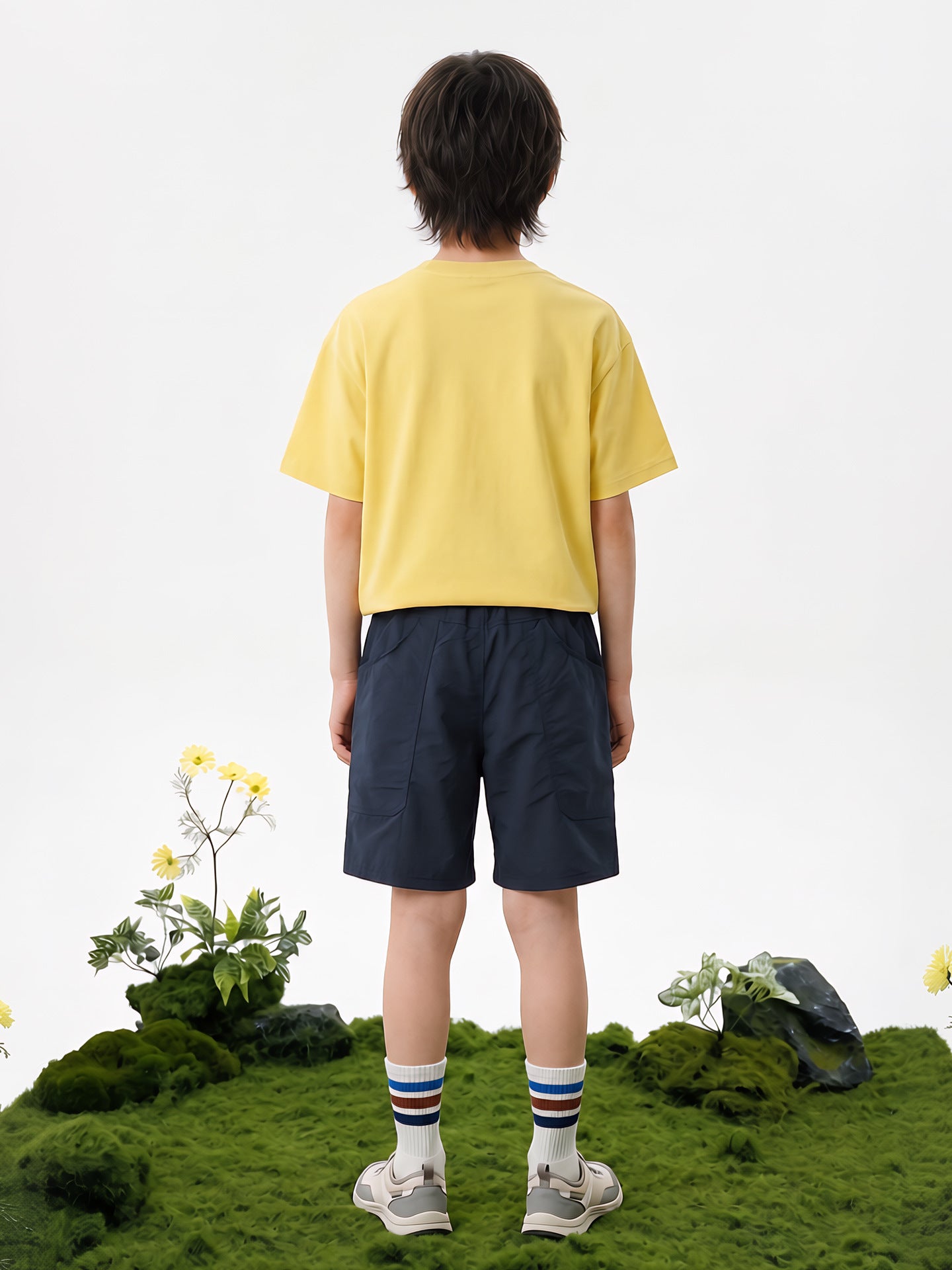 Children's Clothing Summer Mountain Style Boys Cool Feeling Casual Sports Medium Children's Pants