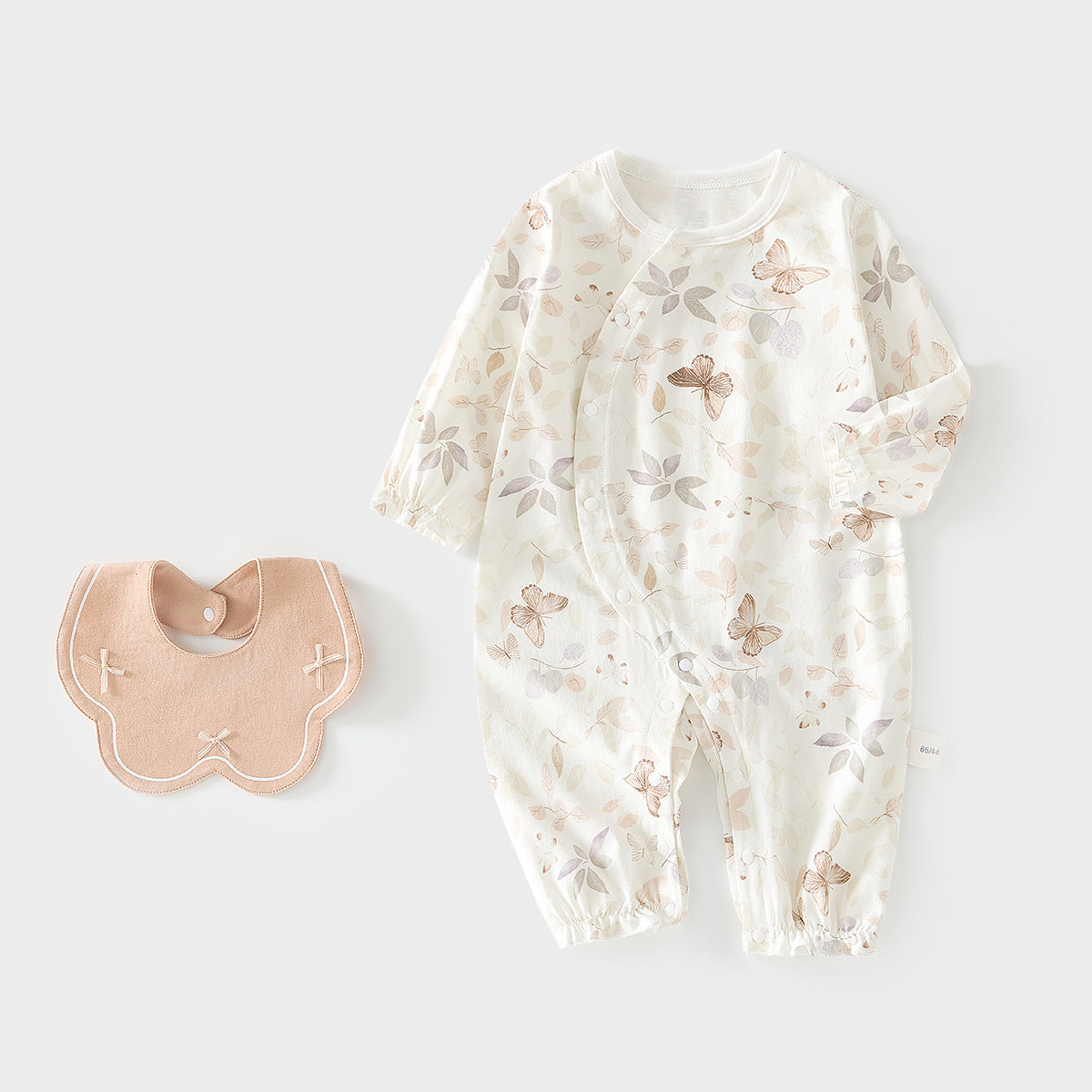 Cotton Long-sleeved Jumpsuit Thin Romper Infant Air Conditioning Clothes With Jumpsuit, Climbing Suit