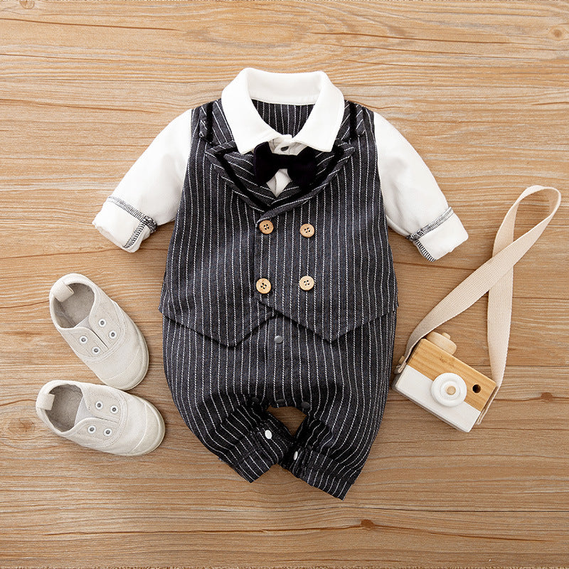 Jumpsuit Red Born Rompers Handsome Autumn Jumpsuit, Climbing Suit