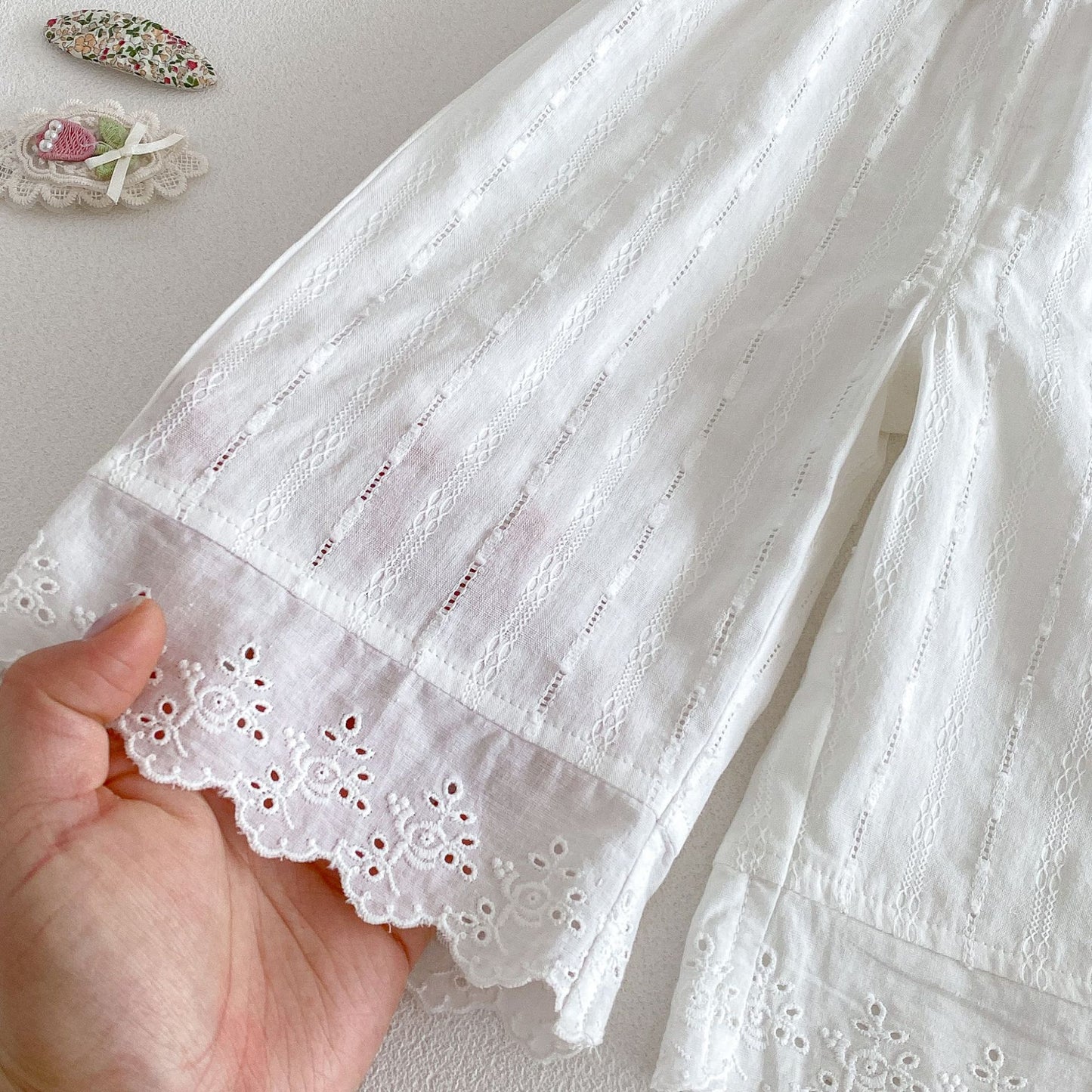 Children's Summer Western Style Korean Embroidered Breathable Clothing Children's Pants