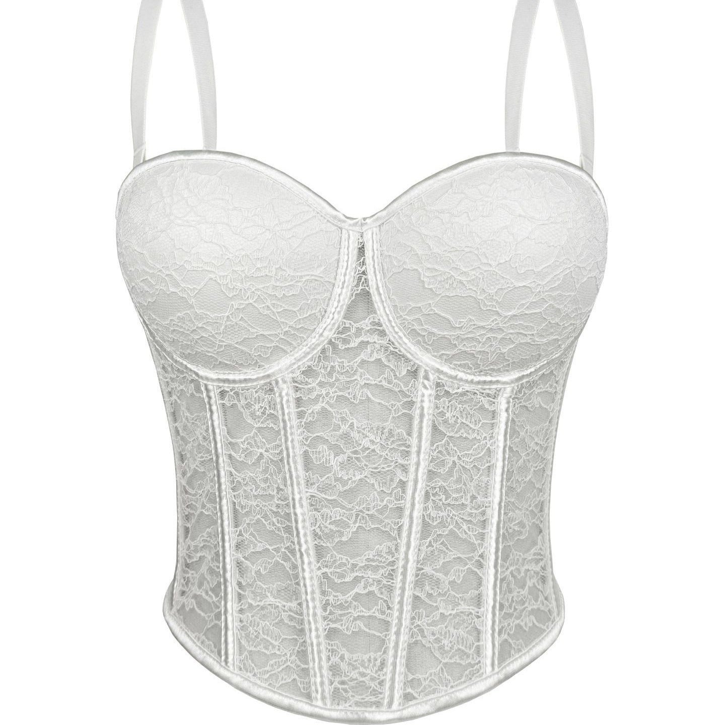 Fishbone Bra Push Up Sexy Pure Desire With Chest Pad Small Vest/suspenders/tube Top