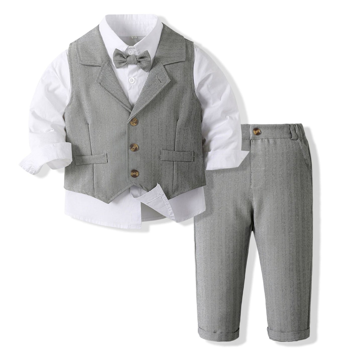Children's Boy's Clothing Shirt Vest Pants Clothes Children's Suit