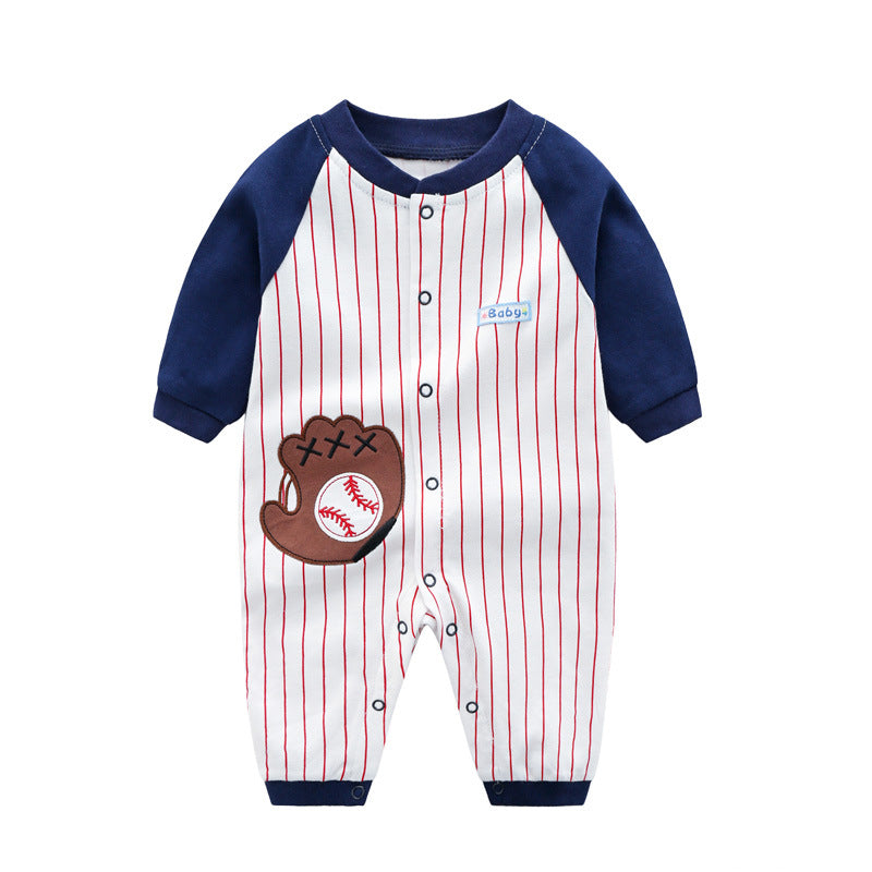 Autumn Pure Cotton Boy Jumpsuit Born Clothes Jumpsuit, Climbing Suit
