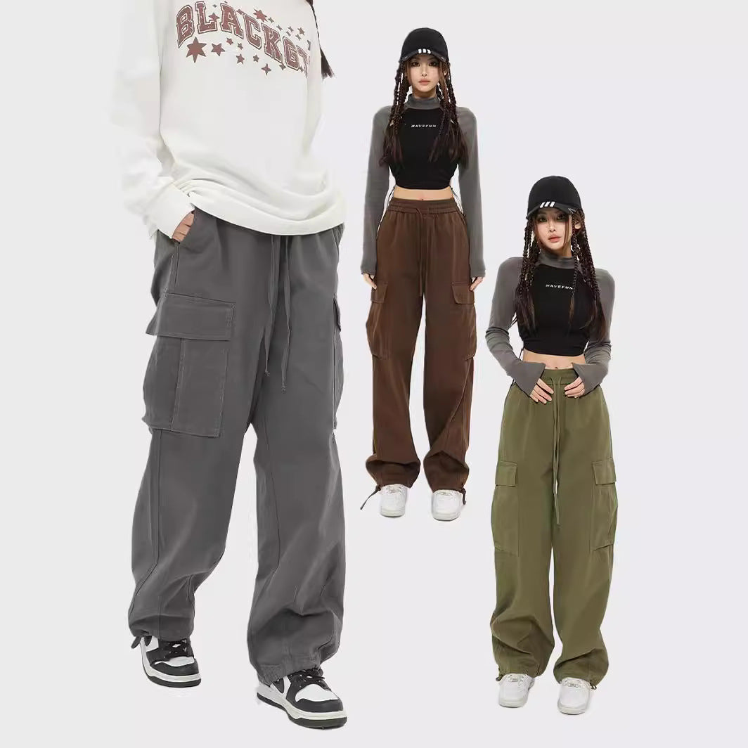 Women's & Men's Retro Overalls Fashionable Street Hot Casual Pants