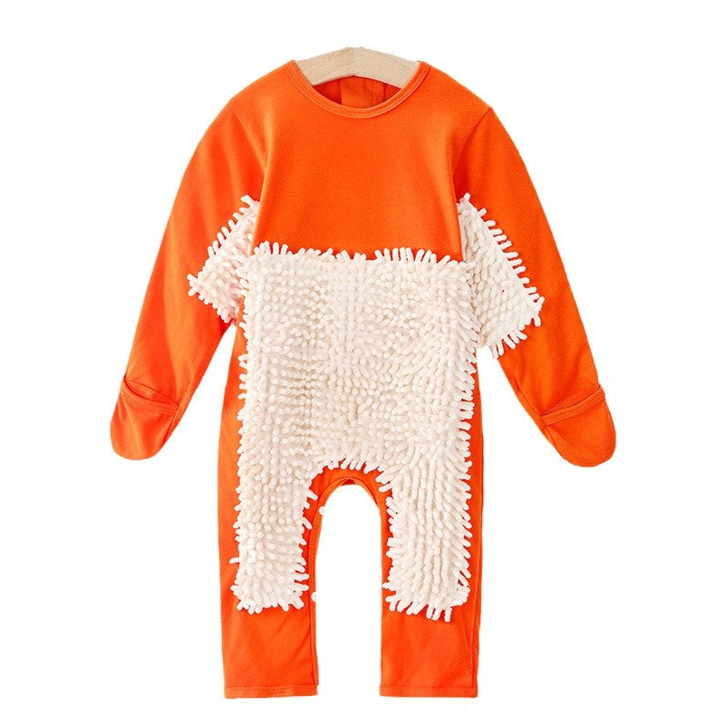 Women's & Men's Mop Pure Cotton Jumpsuit Clothes Comfortable Jumpsuit, Climbing Suit