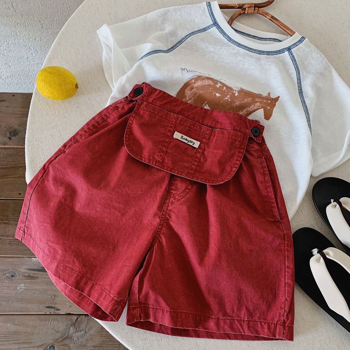 Children's Summer Boys Personality Waist Bag Casual Children's Pants
