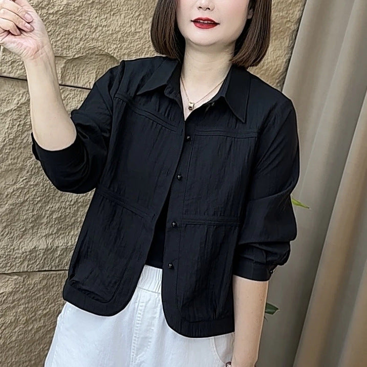 Sleeve Shirt Temperament Casual Loose Slimming Blouse