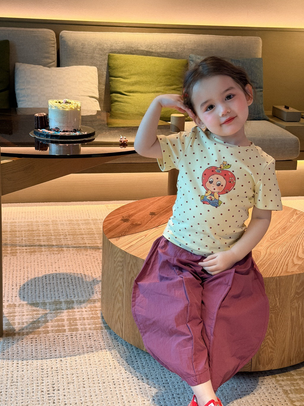 Children's Style Clothing Full Printed Idea Short Children's T-shirt