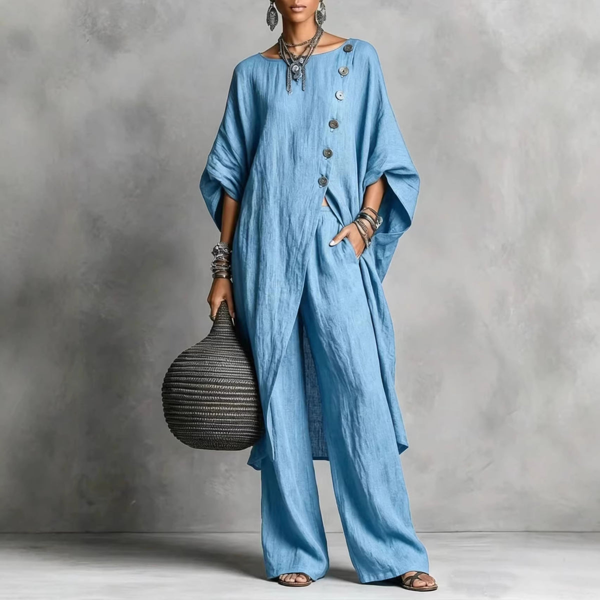 Comfortable Casual Women's Shirt Irregular Urban Fashion Casual Suit