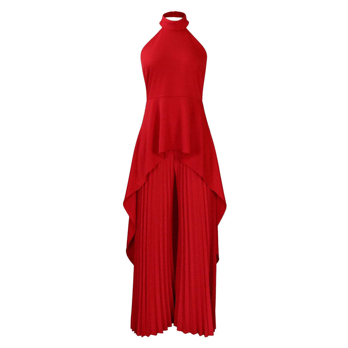 Graceful Glamorous Women's Sleeveless Irregular Two-piece Pants