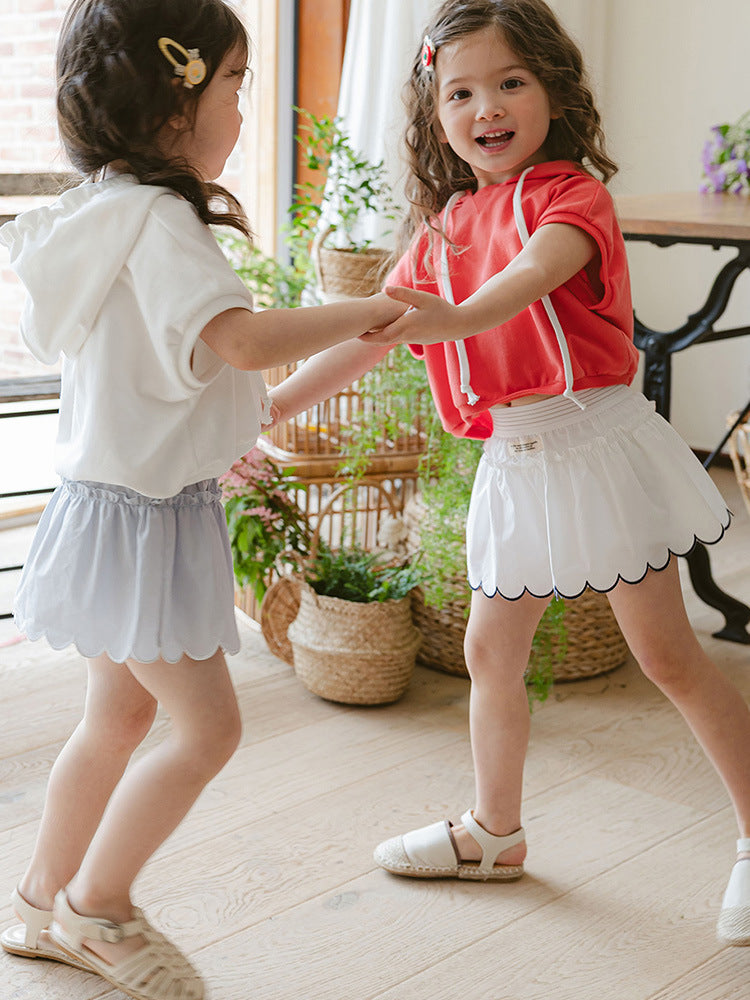 Summer Strawberry Shan Thin Cotton Sweet Children's Pants