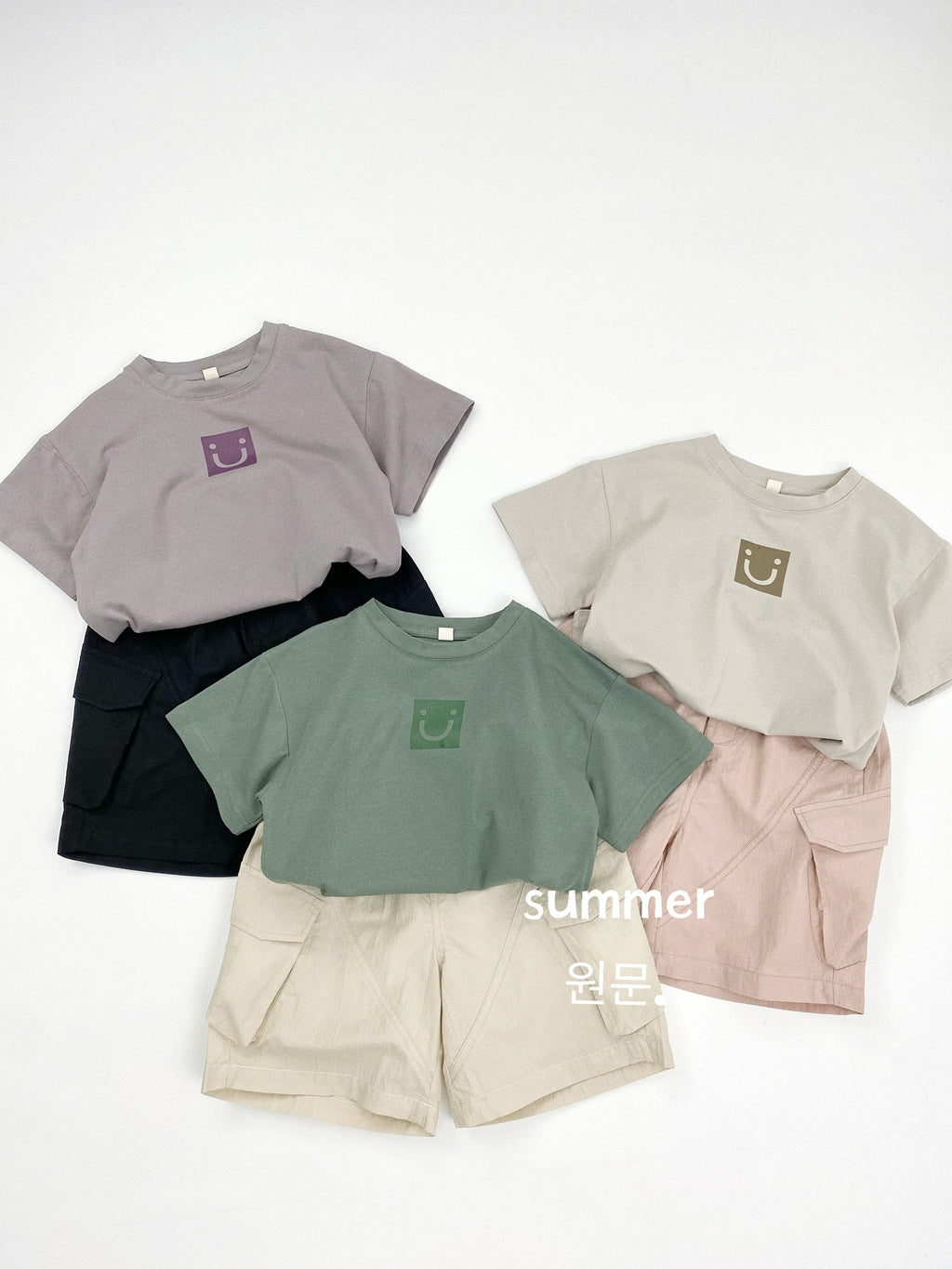 Children's Shorts Summer Thin Cotton Middle Boys Children's Pants