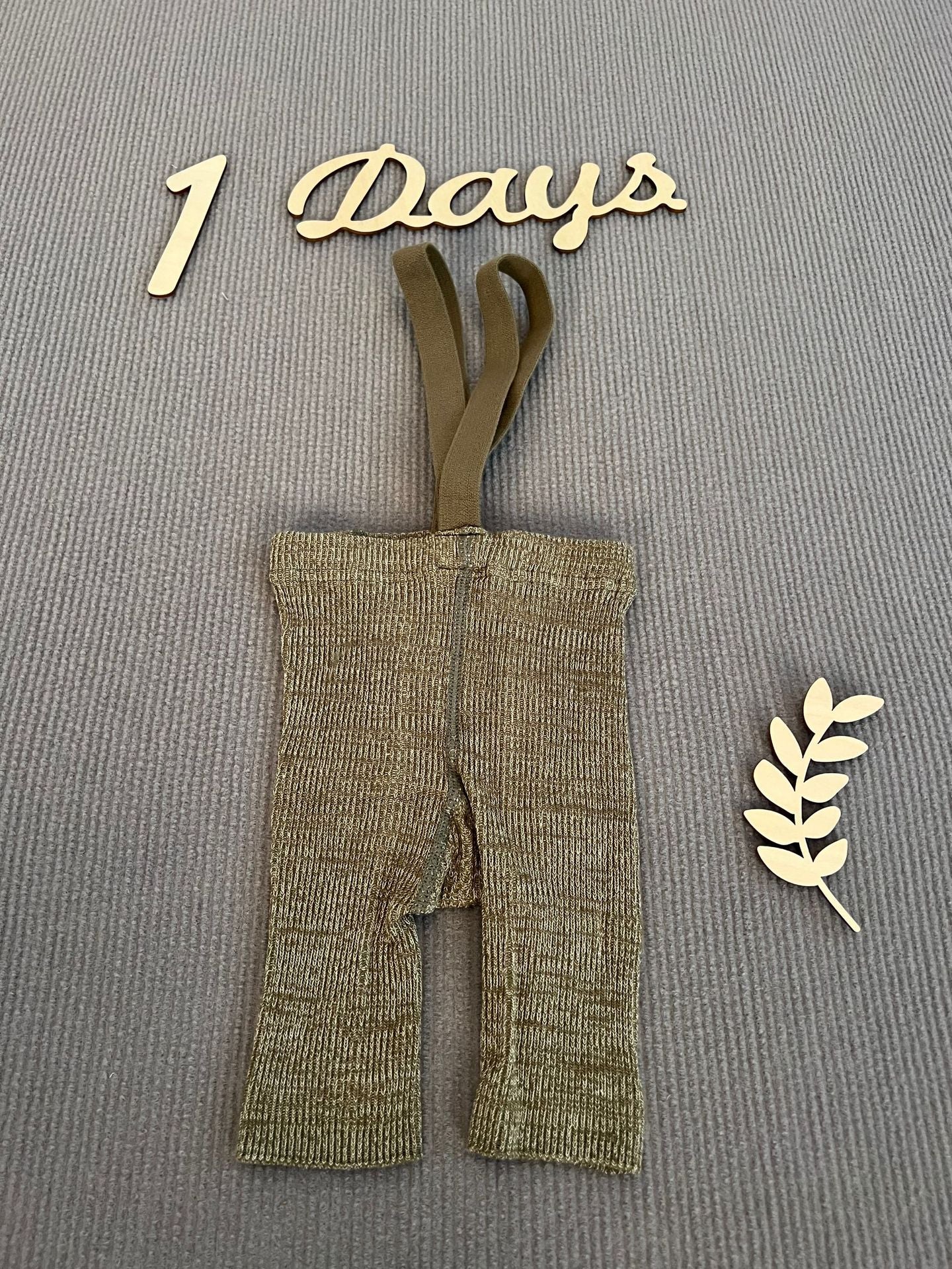 Children's Weightlifting Style Long High Waist Overalls Knitted Children's Pants