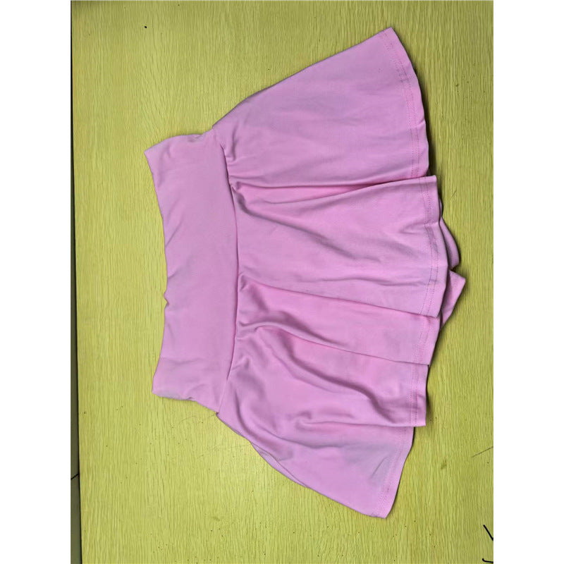 Women's Sports Summer Yoga Fake Two-piece Badminton Tennis Skirts