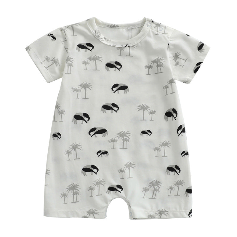 Thin Short Sleeve Romper Cute Super Fashionable Jumpsuit, Climbing Suit