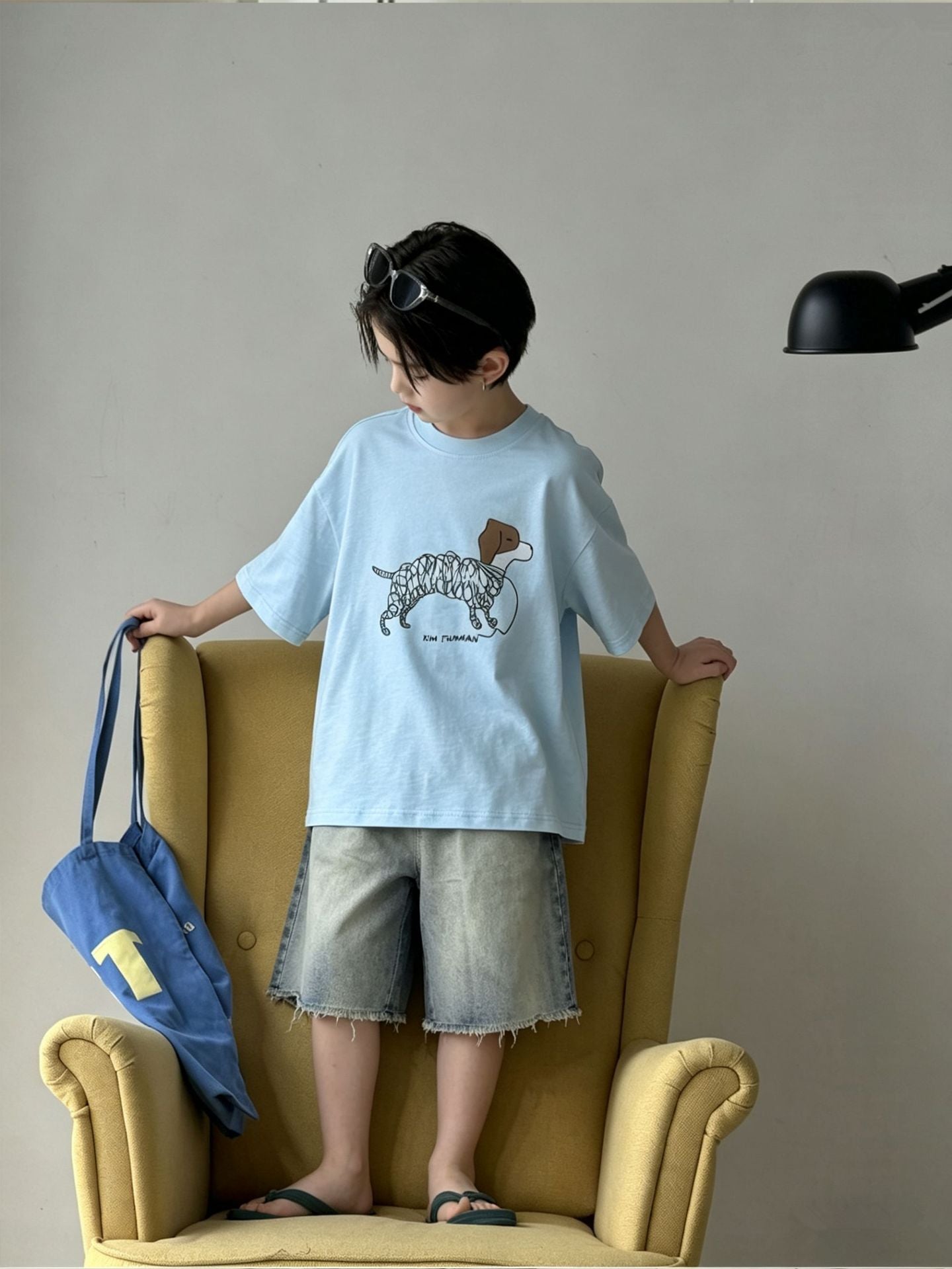 Children's Summer Short-sleeved Loose Breathable Comfortable Half Children's T-shirt