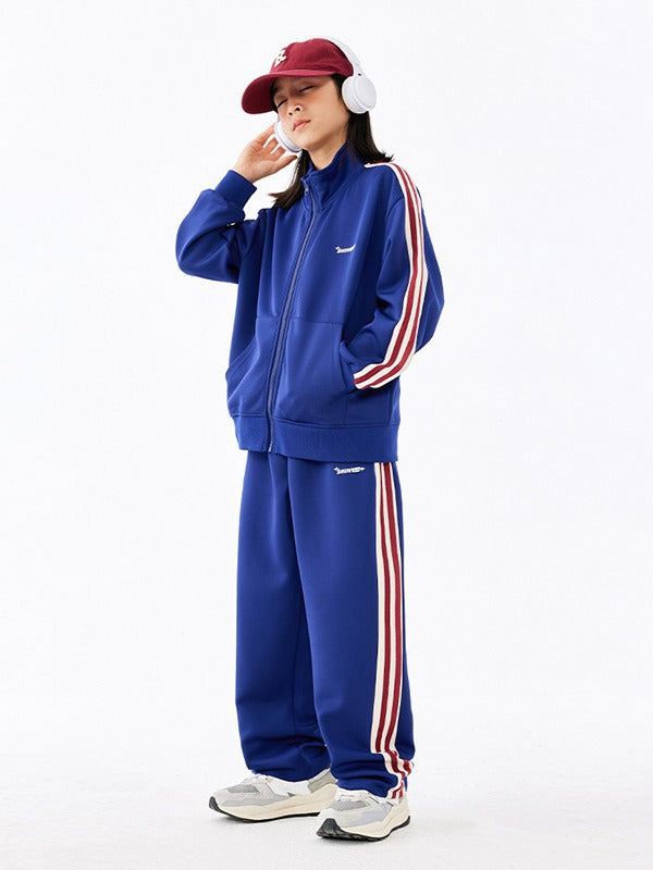 Children's Clothing Retro Boy's Sportswear Fashionable Jacket Sports Pants Children's Suit