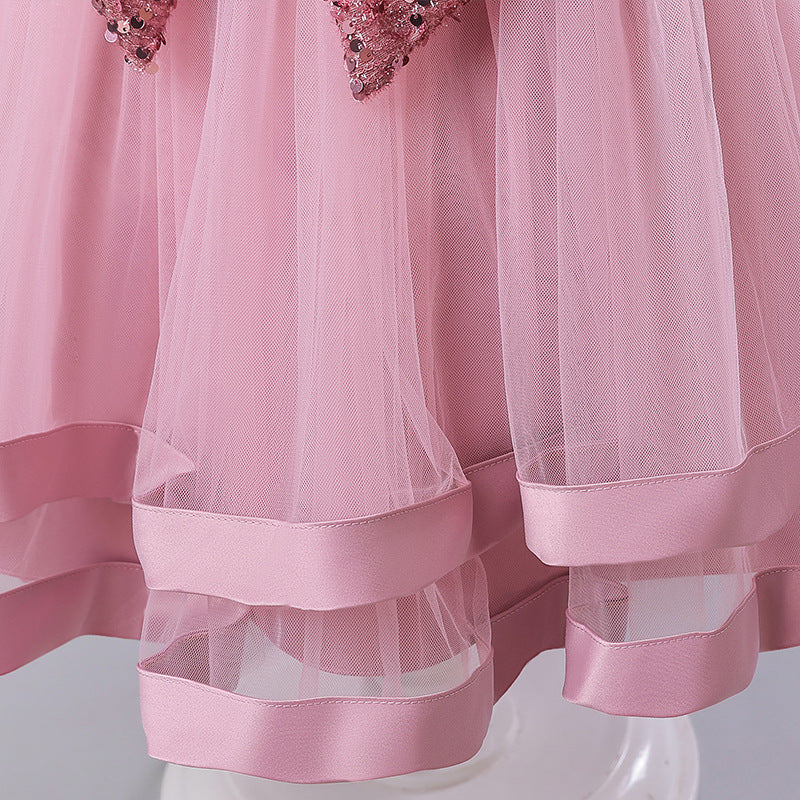 Children's Gown Catwalk Wedding Princess Pettiskirt Children's Dress