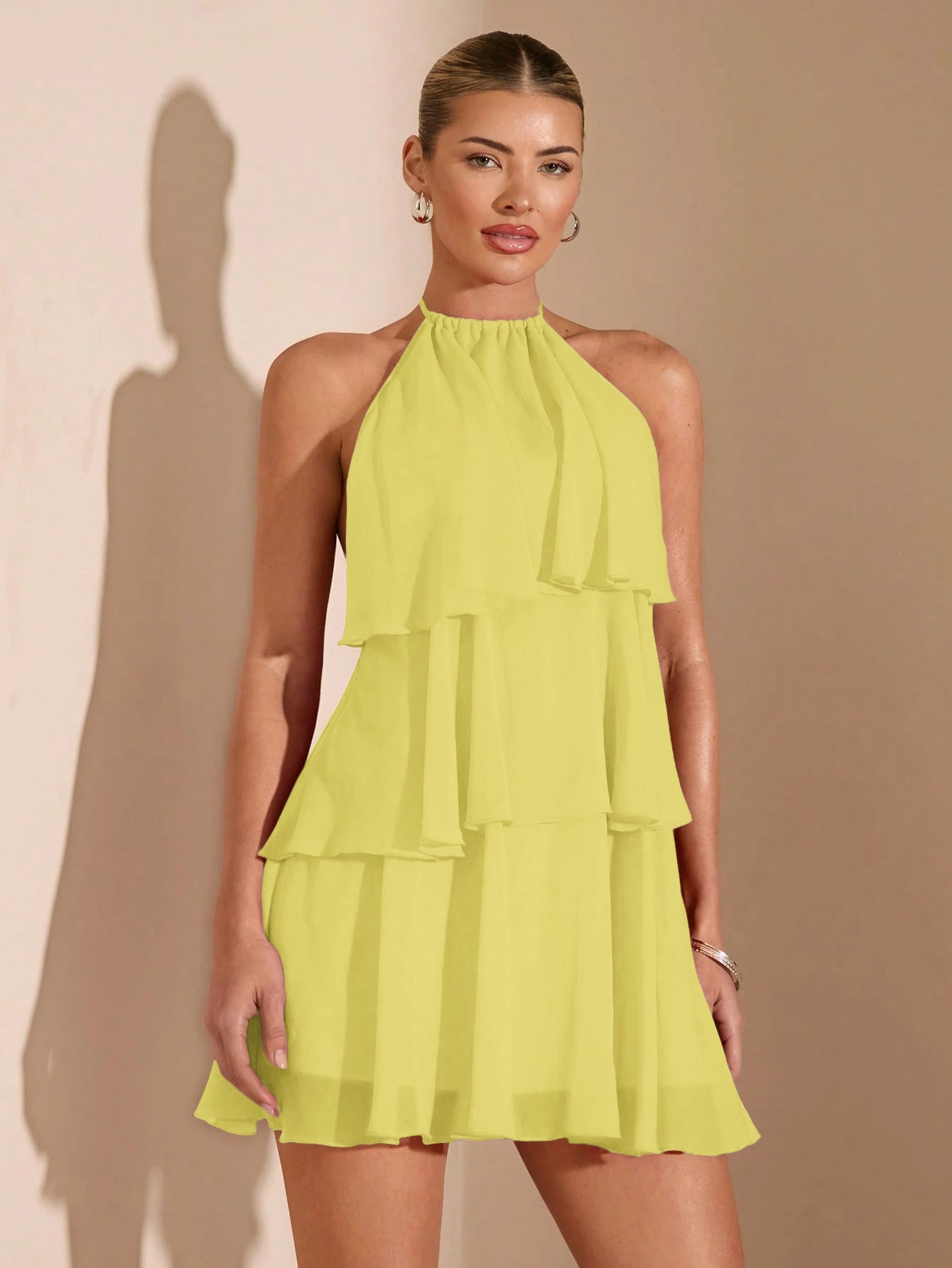 Women's Irregular Backless Sexy Dress Solid Color Small Vest/suspenders/tube Top