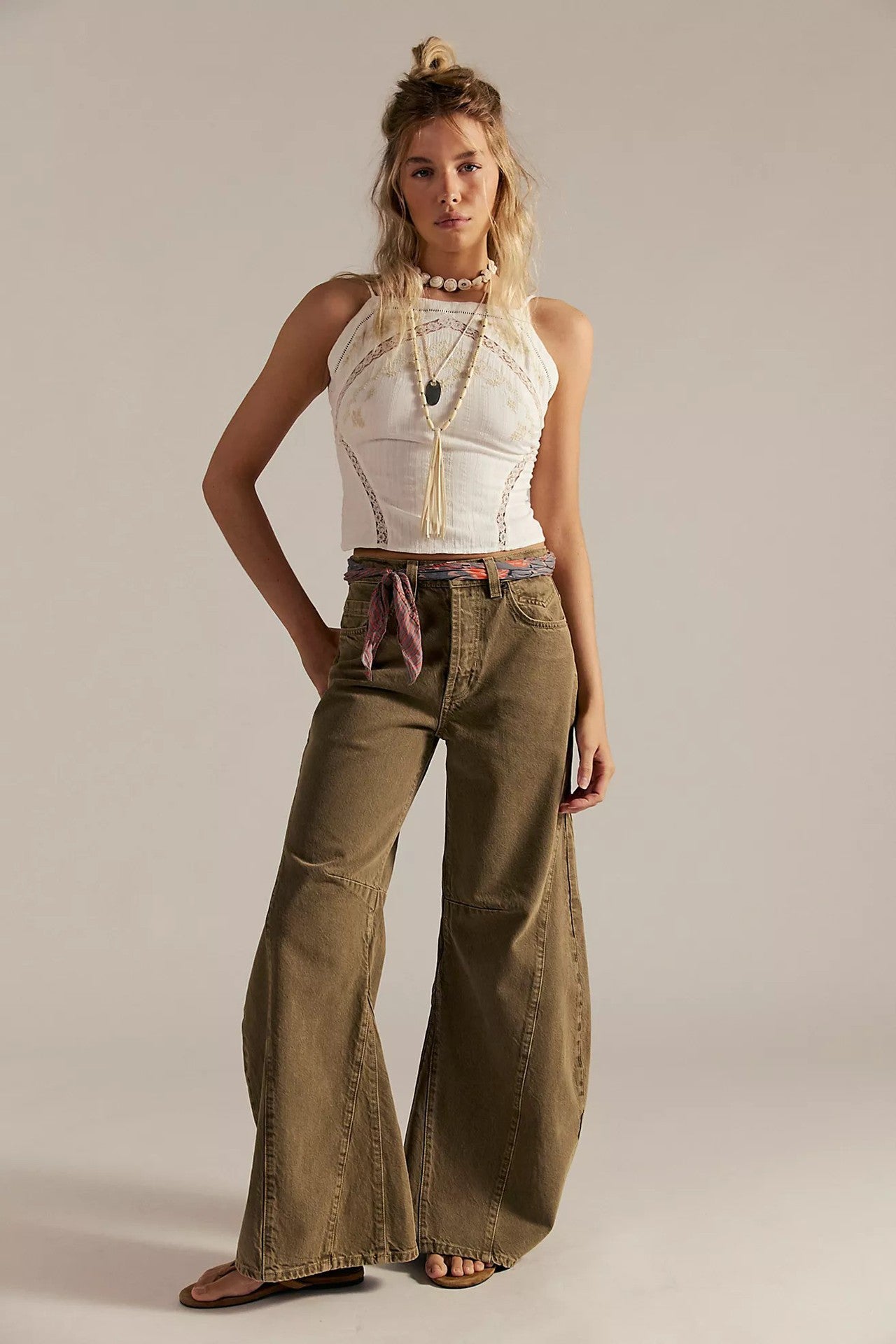 Women's Autumn Retro High Waist Wide Leg Women's Jeans