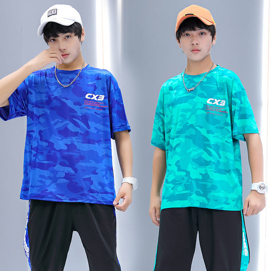 Children's Plus Size Clothing Lightweight Summer Wear Older Boys Children's T-shirt