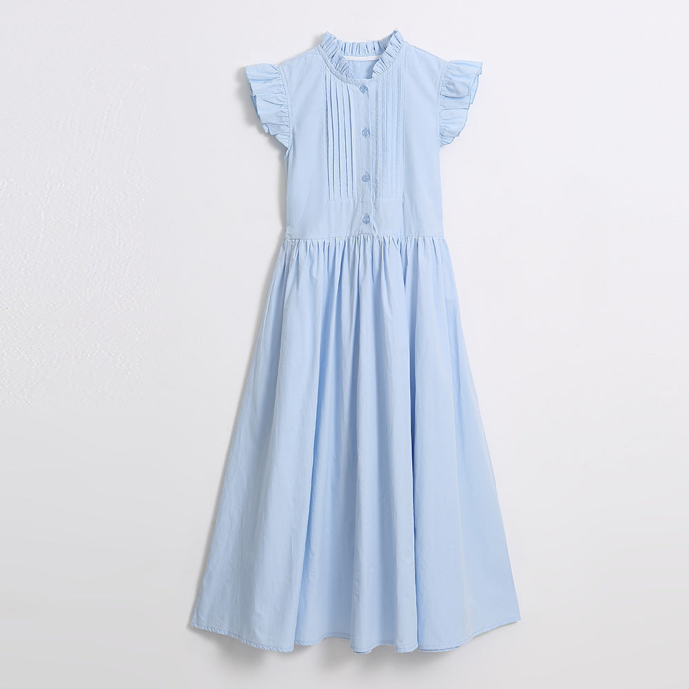 Children's Clothing Fashionable Princess Flying Sleeve Chest Children's Dress