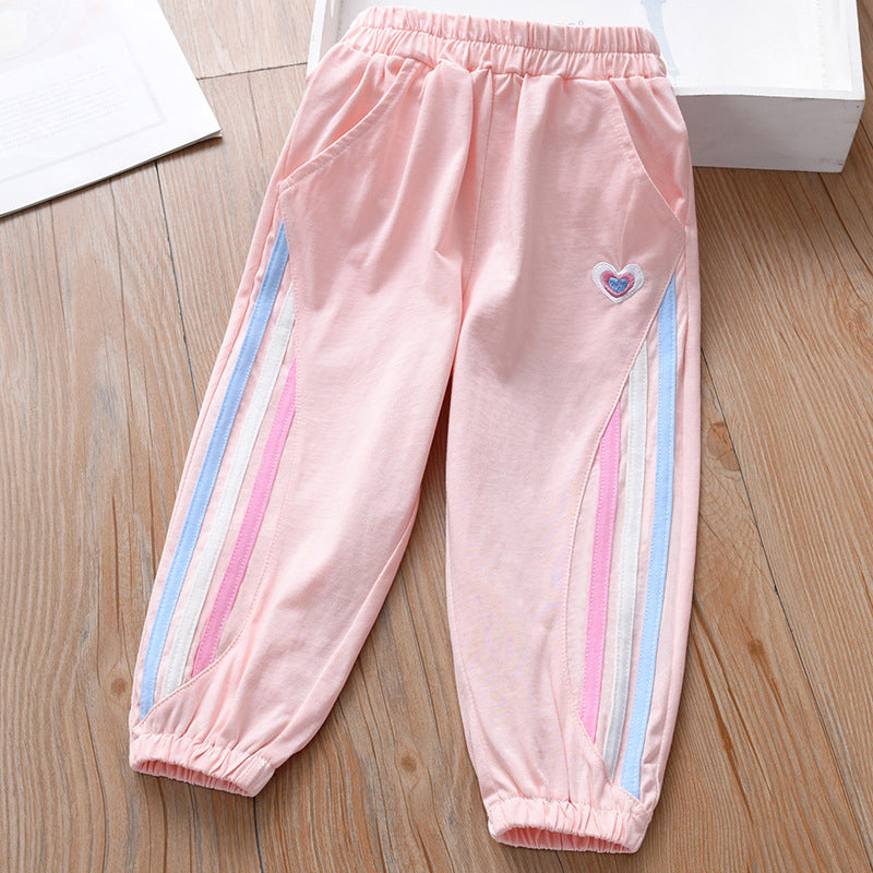 Children's Summer Korean Style Fashionable Thin Sports Children's Pants