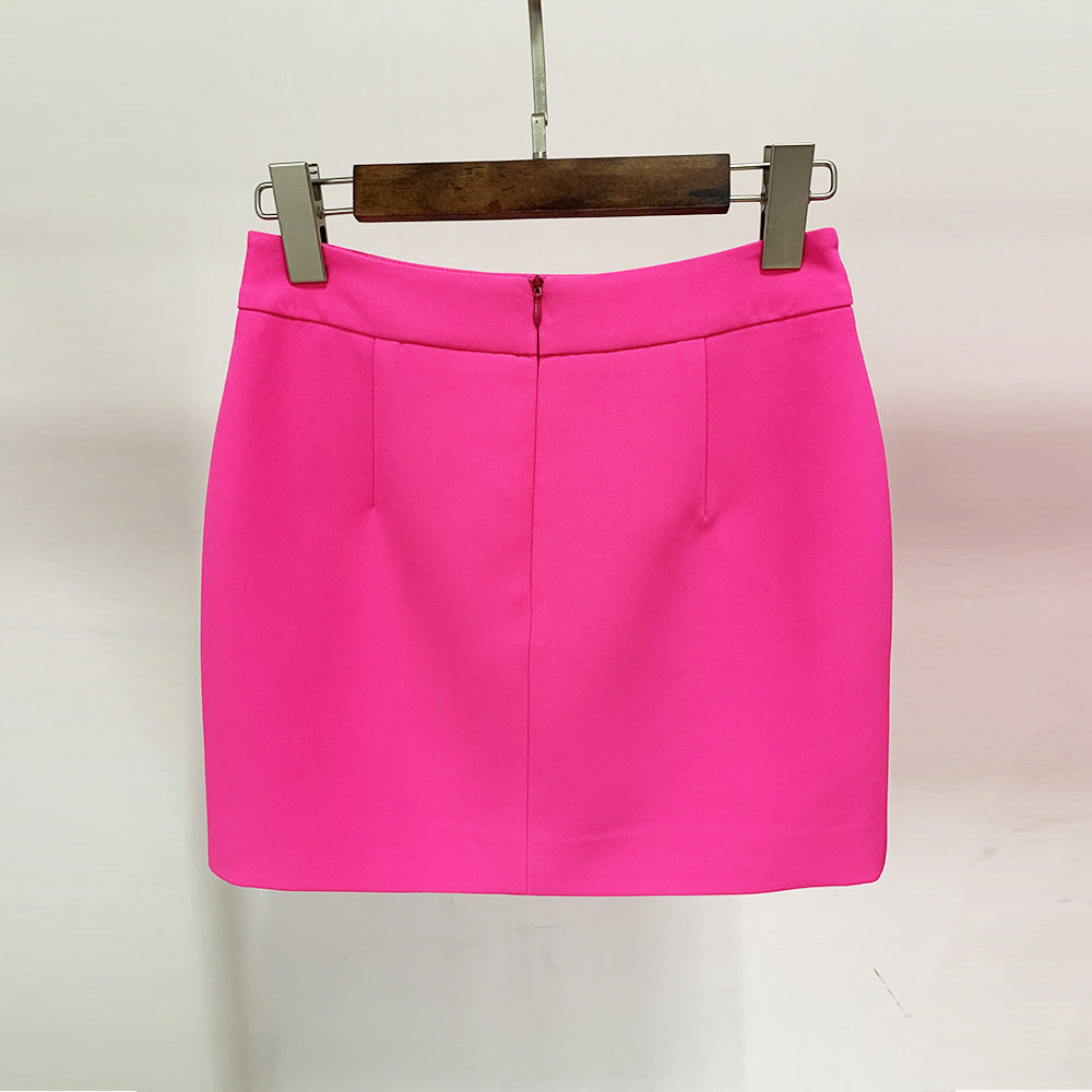 Fashion Fluorescent Powder Series Temperament Hip Skirt