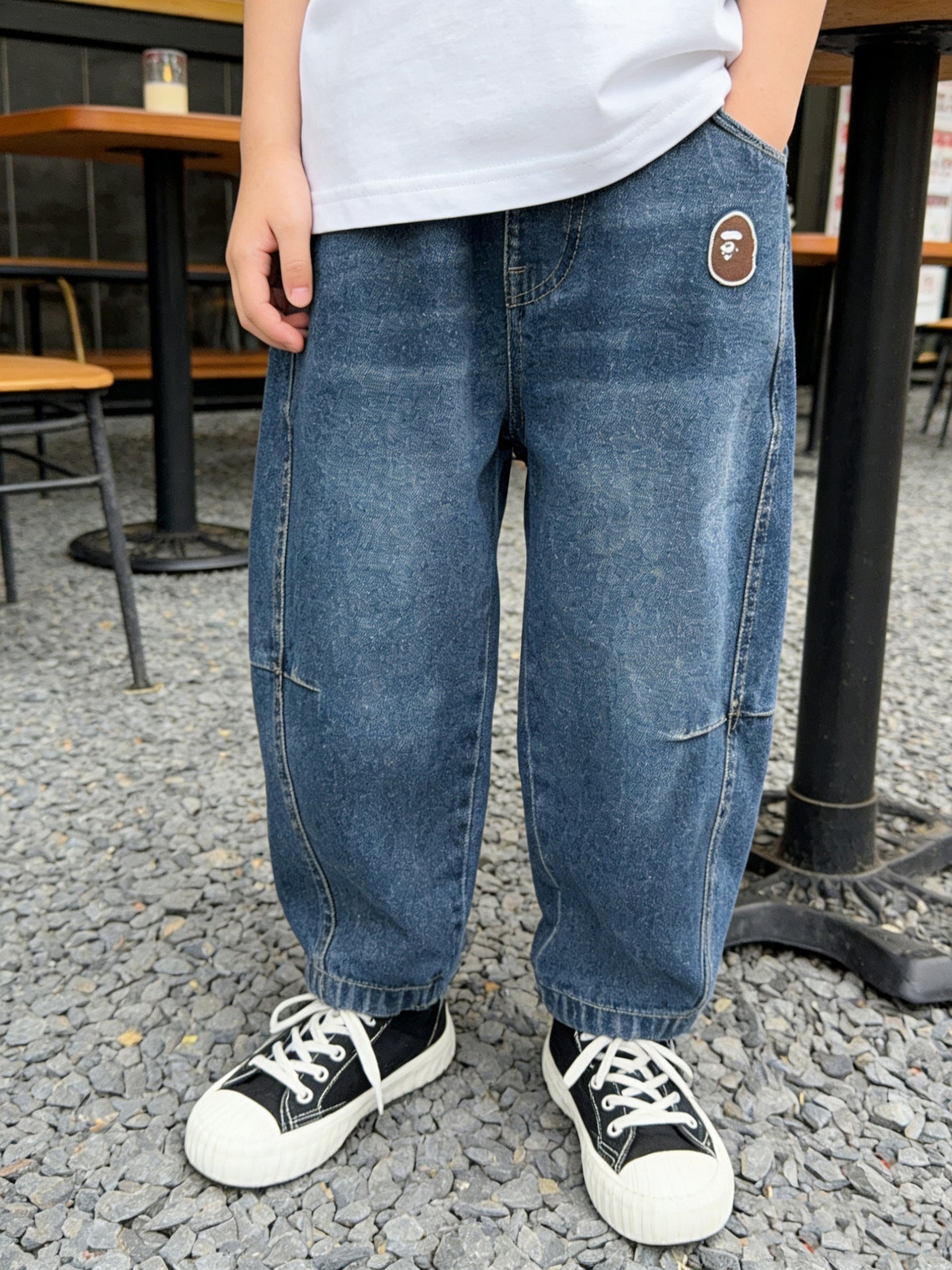 Jeans Casual Loose Big Summer Wide Leg Children's Pants