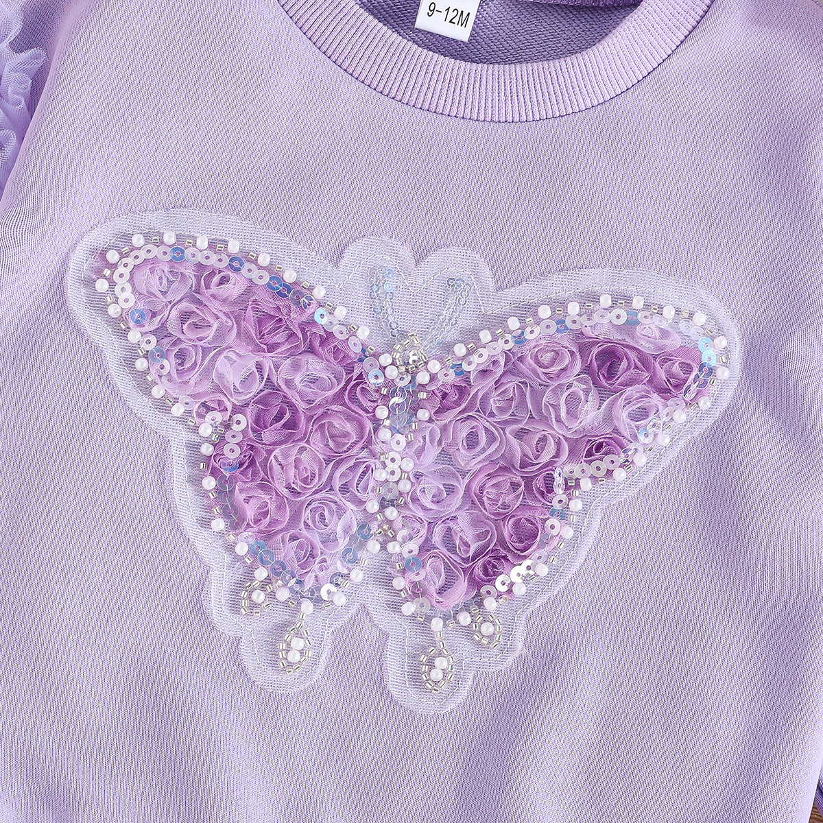 Round Neck Shirt Princess Style Fashion Children's Suit