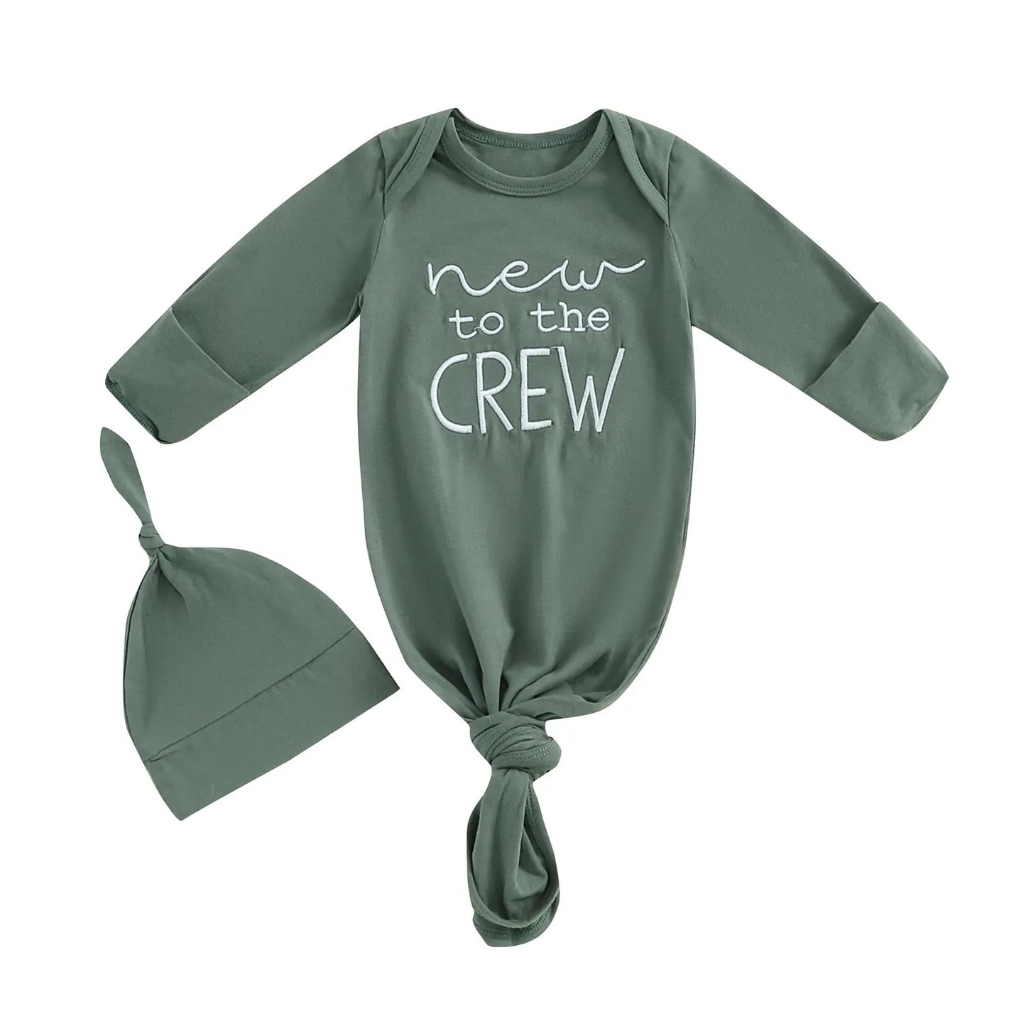 Sleeping Bag Jumpsuit Letter Embroidered Hat Born Jumpsuit, Climbing Suit