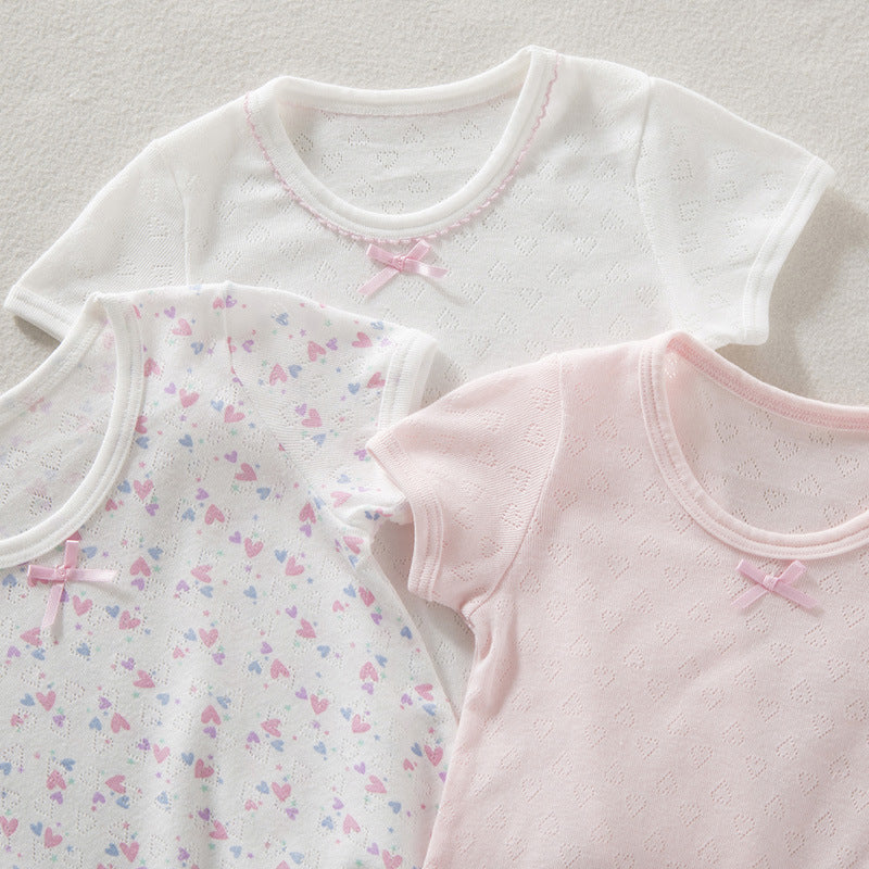 Pack Pieces 2 Packs Starting From Infant Tops Pure Cotton Children's T-shirt