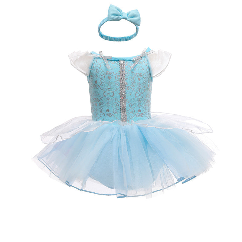 Children's Halloween Clothing Short Sleeve Pullover Infant Princess Jumpsuit Romper Jumpsuit, Climbing Suit
