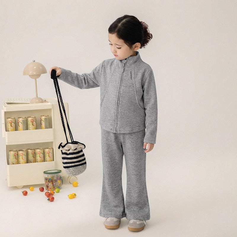 Children's Wear Spring Clothes Sweater Western Style Korean Zipper Short Coat Children's Suit