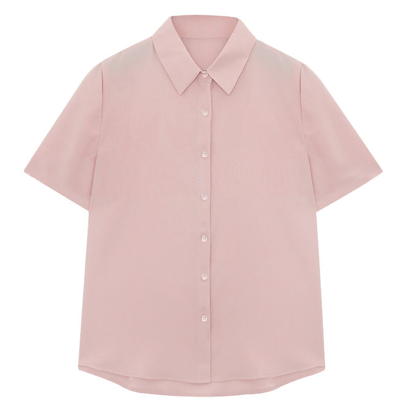 Women's Loose Sleeve Shirt Summer Thin Chiffon Quick Blouse