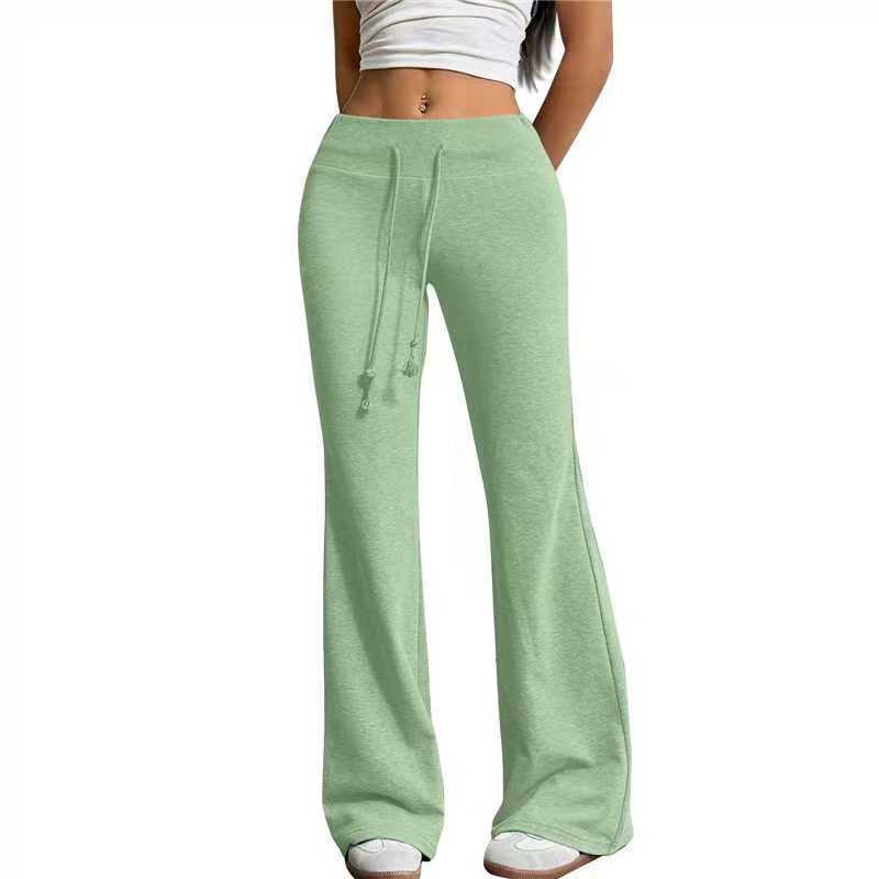 Women's Source Autumn Fashion Drawstring High Waist Leisure Horn Casual Pants