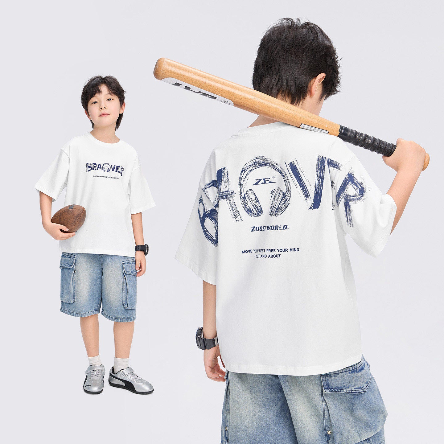 Children's Boy Summer Thin Medium Big Cool Feeling Ankle Children's Pants